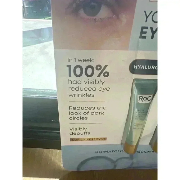 RoC Hydrate and Plump Eye Cream 0.6 oz Each - Pack of 2 - Picture 3 of 5